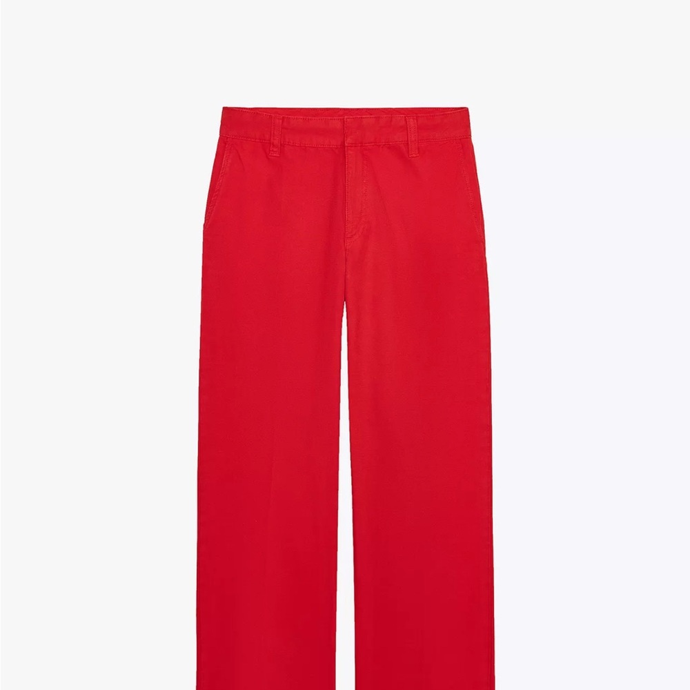 Zara Bold Red Women's Chinos
